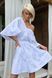 Платье белое короткое, 48-50, Белый, XL