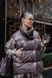 Жилетка пухова жіноча на кнопках і блискавці з коміром стійка шоколад, Коричневий, UN 42-46