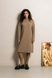 Трикотажное платье кофейного цвета, Бежевый, XXL-3XL, 50-52